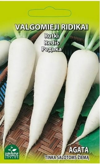 Daržovių sėklos, ridikai valgomieji Agata, 3 g., 0506