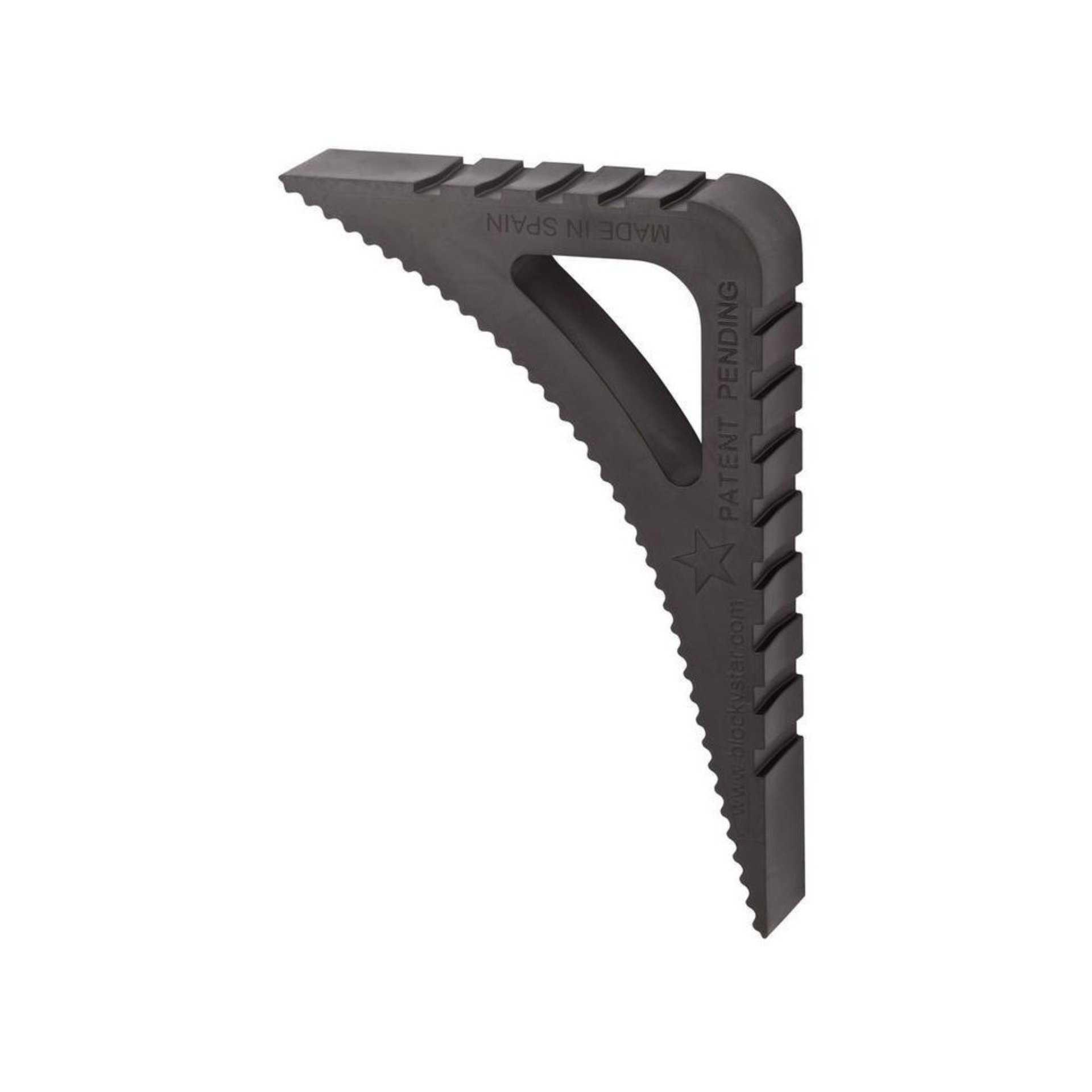 Universali durų ir langų atrama WALTECO Blockystar, 117 x 80 mm, juodos sp.