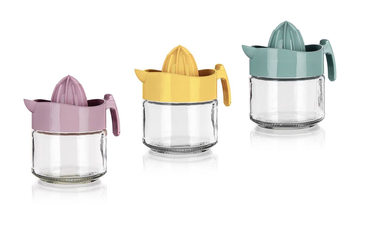 Sulčiaspaudė citrusiniams vaisiams BANQUET, įvairių spalvų, 300 ml, stiklinė