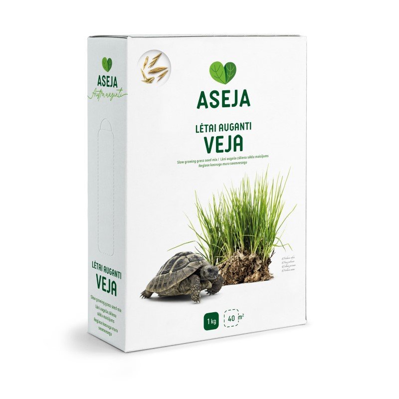 Lėtai augančios vejos sėklų mišinys ASEJA, 1 kg, trumpas galiojimas