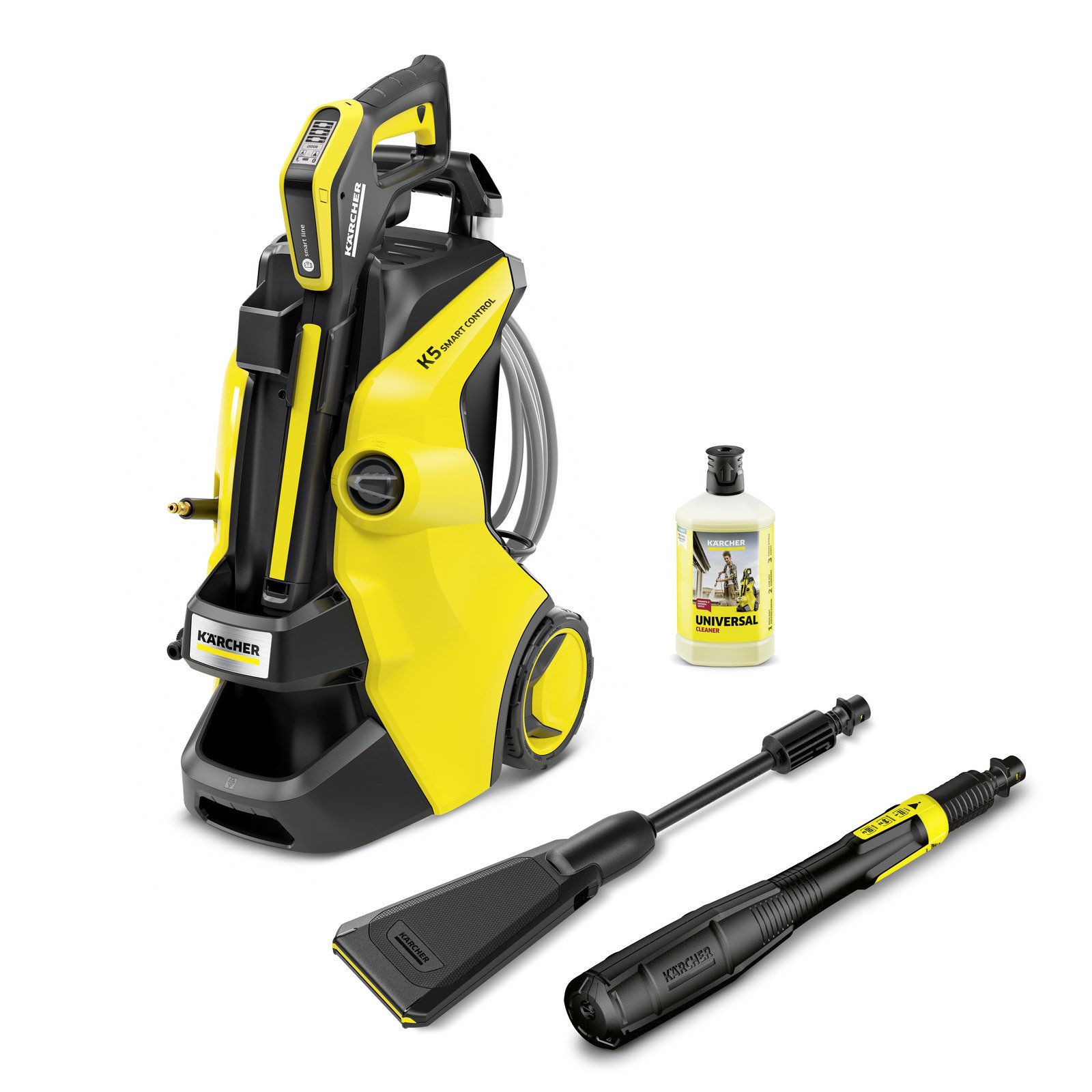 Aukšto slėgio plovykla KARCHER K 5 Smart Control Flex, eco Booster EU, slėgis iki 145 bar, vandens srautas 500 l/h, galia 2,1 kW, 1.324-739.0