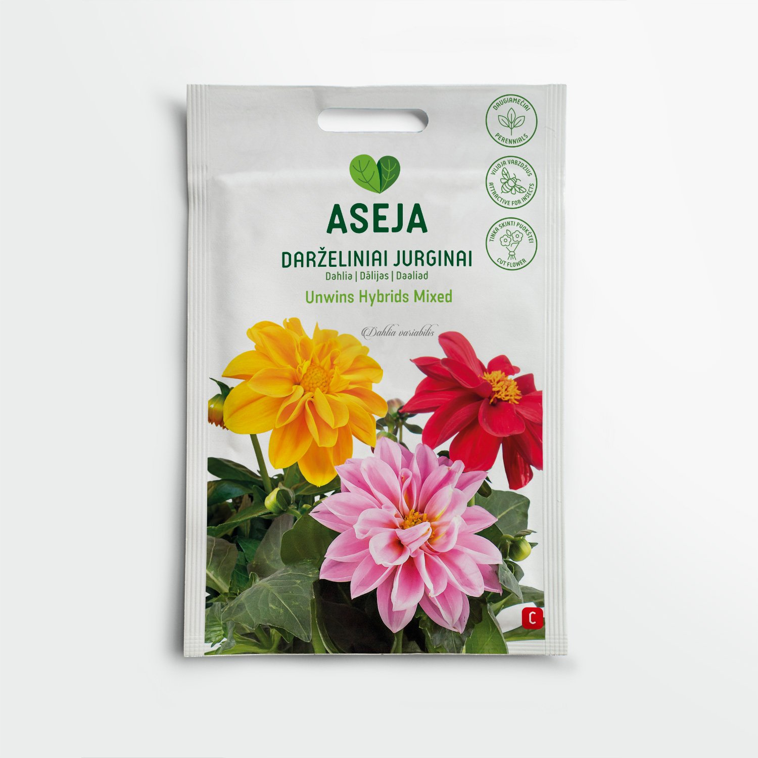 Darželiniai jurginai Unwins Hybrids Mixed, ASEJA, 0,5 g, 40-0045 (C)