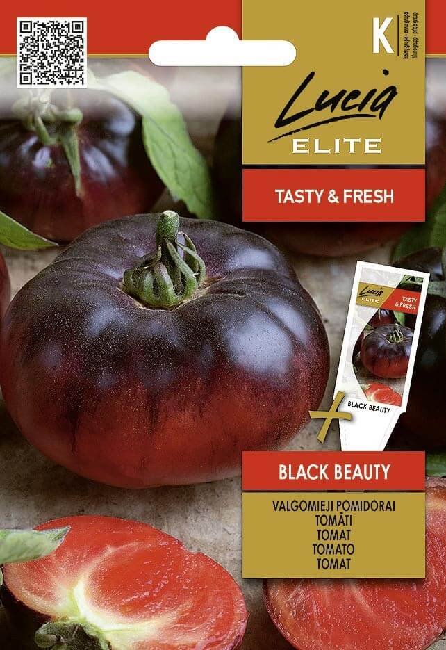 Daržovių sėklos, LUCIA ELITE ELN pomidorai BLACK BEAUTY, 0,1 g., K