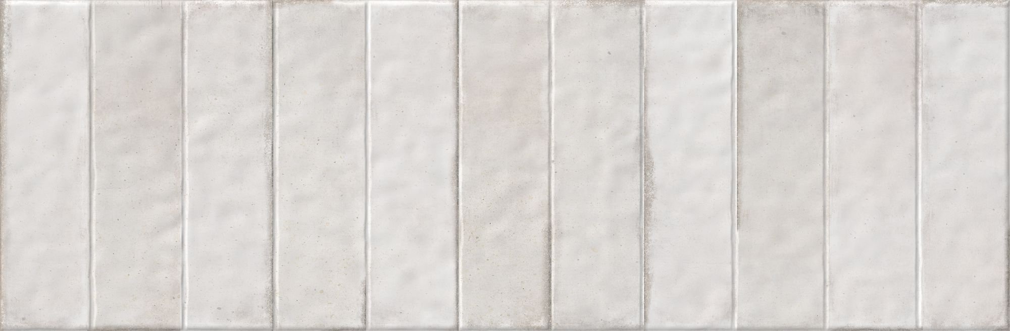 Keraminės sienų plytelės KAI LUMINA BLOCK PERLA 3459, 24,4 x 74,4 cm, 1,089 m2/dėž., rektifikuotos, spl. balta