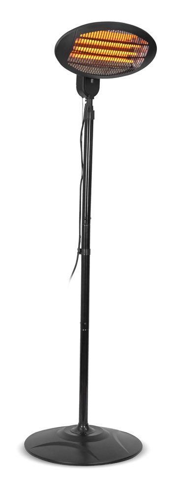 Infraraudonųjų spindulių šildytuvas WARMTECH WTCT2000P, 2000W, juodos sp.