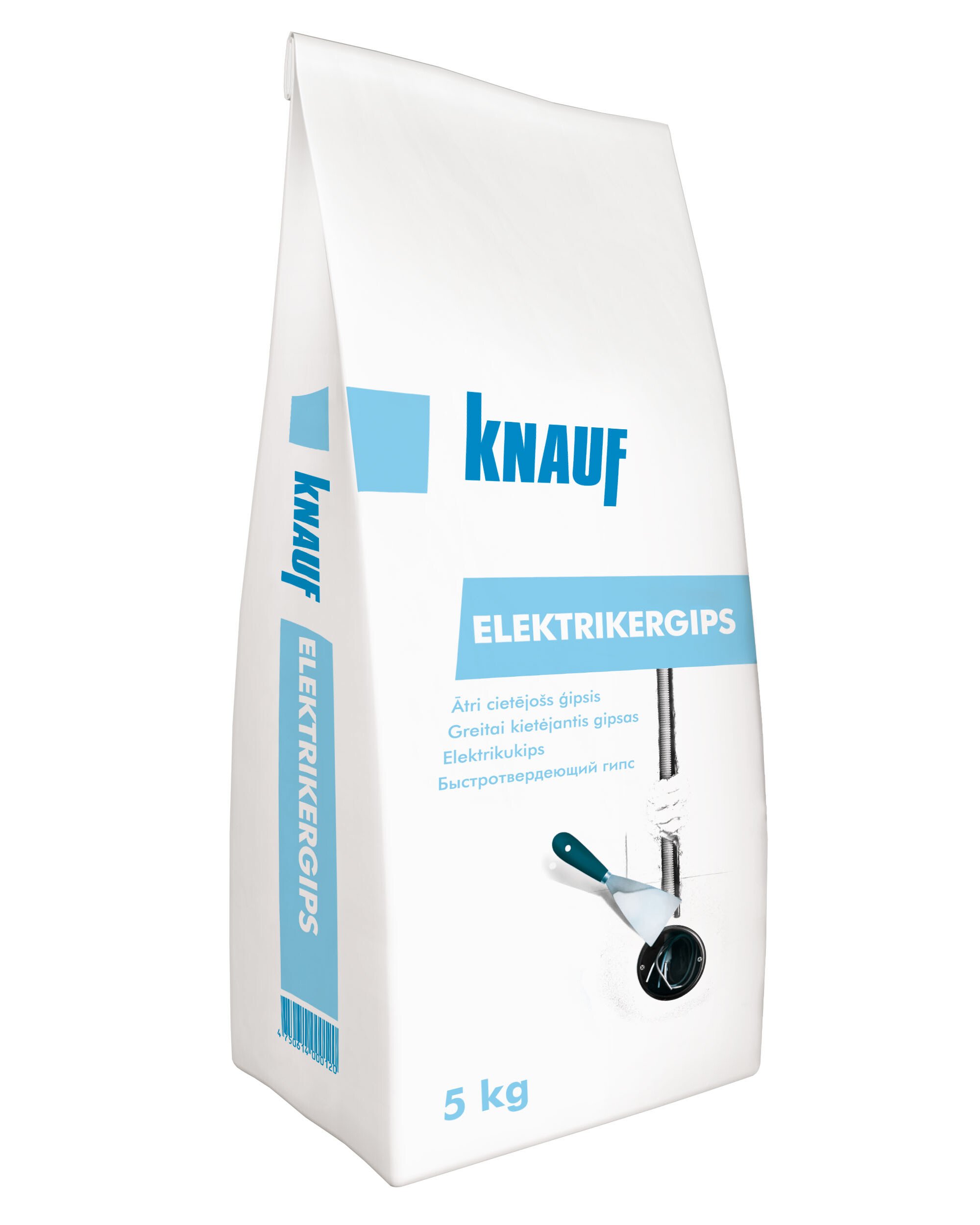 Montažinis gipsas KNAUF Elektrikergips, greitai kietėjantis, 5 kg (LV)