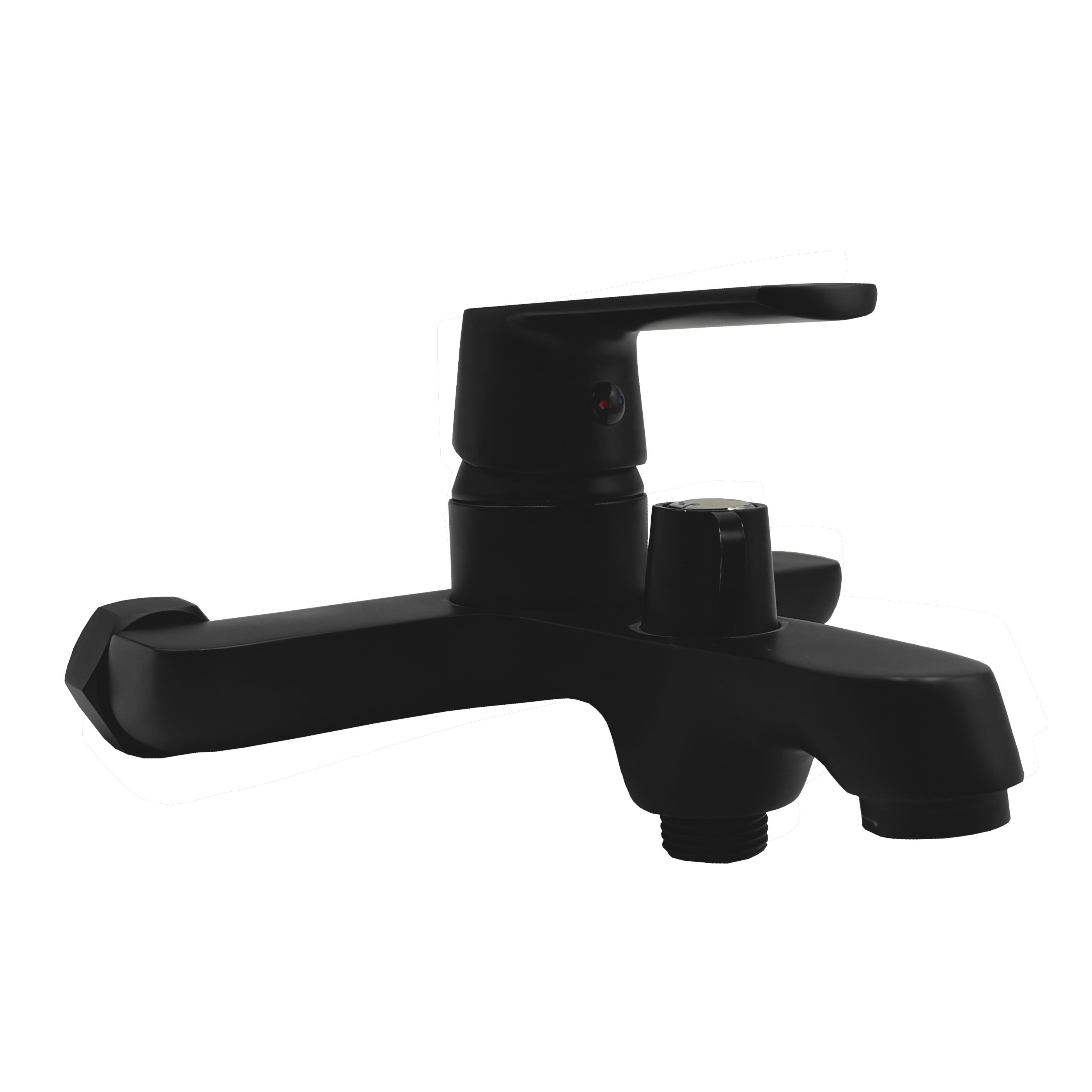 Vonios maišytuvas MILA, trumpu snapu, juodas, 170528