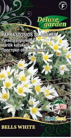 Gėlių sėklos, Šilagėlės paprastosios Bells white, 10s 1863