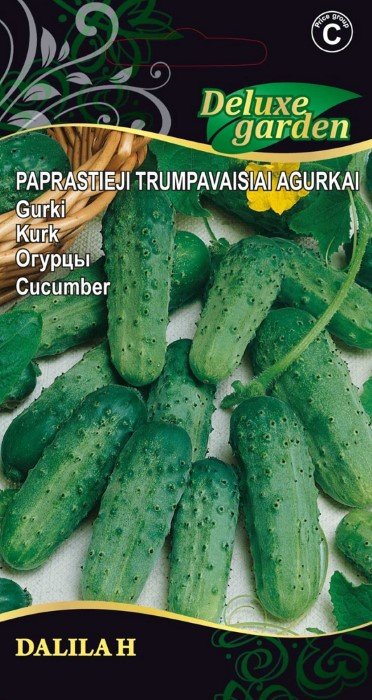 Daržovių sėklos, Agurkai paprastieji trumpavaisiai Dalila, H 0,5g 3508