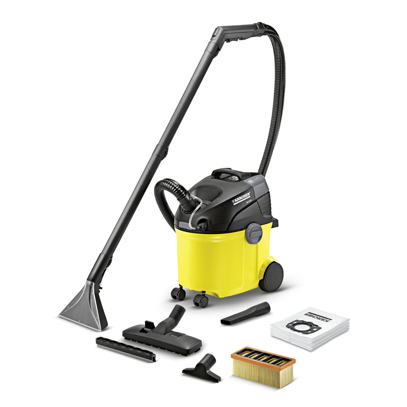 Dulkių siurblys KARCHER SE 5.100, plaunantis, su purškimo - ištraukimo funkcija (1.081-200.0)
