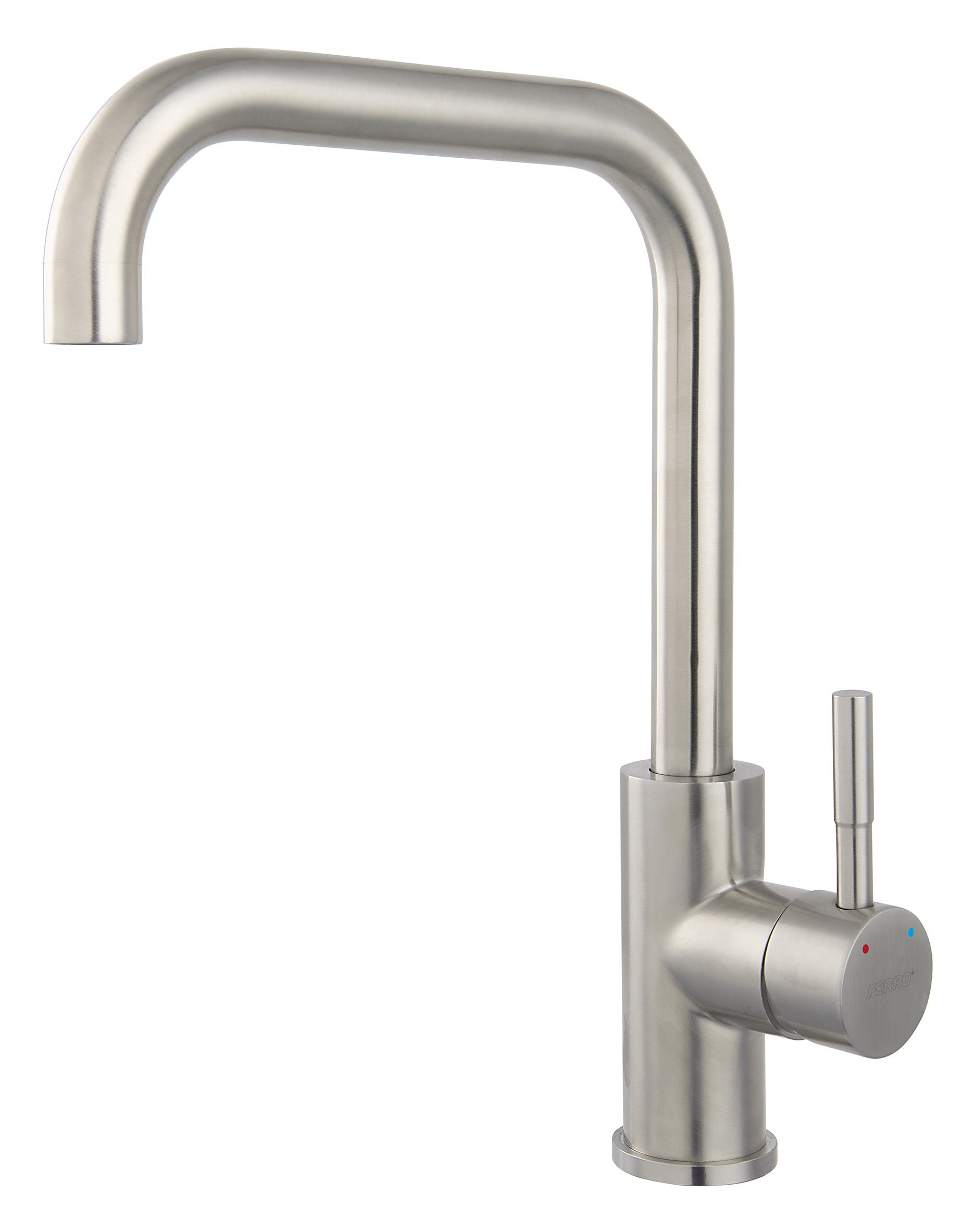 Plautuvės maišytuvas FERRO Coretto SQ Inox, nerūdijančio plieno, BCX4