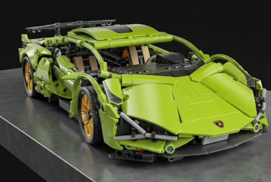 Konstruktorius Green Bull, 1186 dalys, 36x17x10 cm, 1:14, 67124
