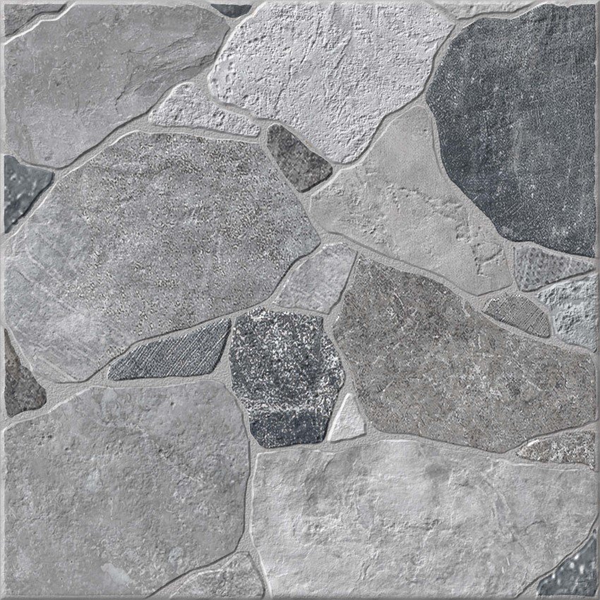 Akmens masės plytelės KAI QUADRO GREY 6573, 45 x 45 cm, 1,215 m2/dėž., glazūruotos, spl. pilka
