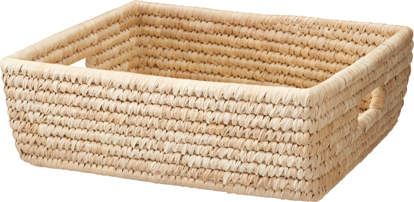 Krepšelis daiktų laikymui, pintas, 25 x 17 x 8,5 cm