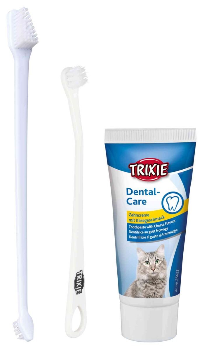 Rinkinys dantų higienai TRIXIE, katėms, 50 g 