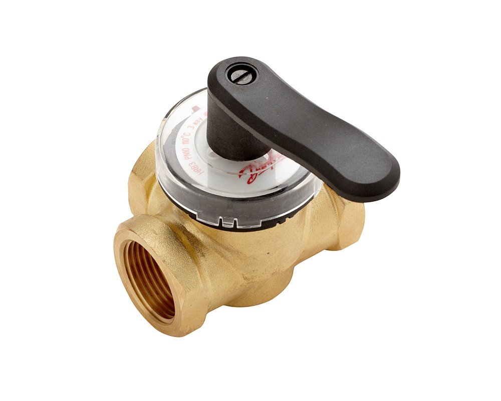 Pamaišymo vožtuvas, bronzinis DANFOSS, d32, 3-eigis, HRB3, 065z0408