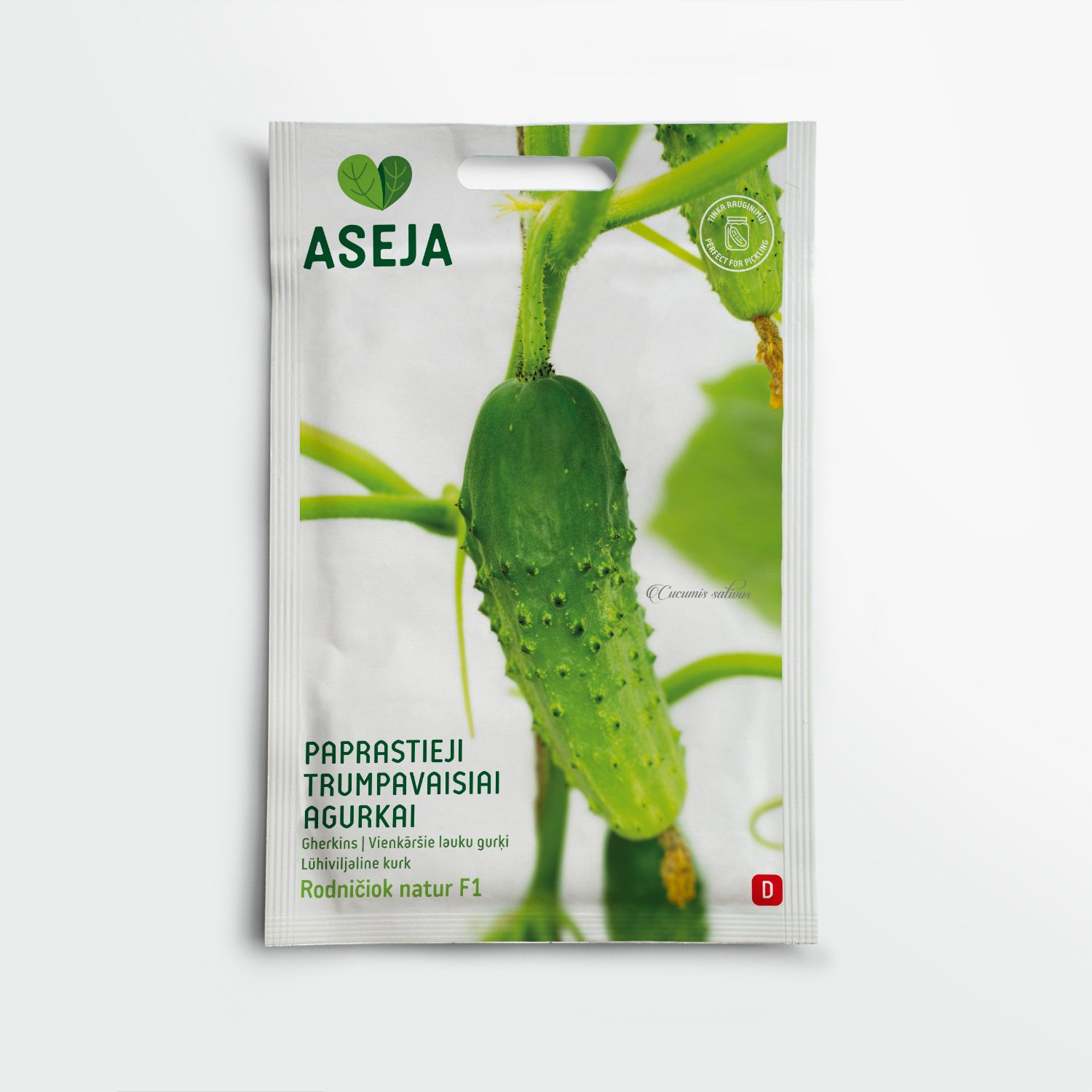 Paprastieji trumpavaisiai agurkai Rodničiok Natur H, ASEJA, 1 g, 20-0506 (D)