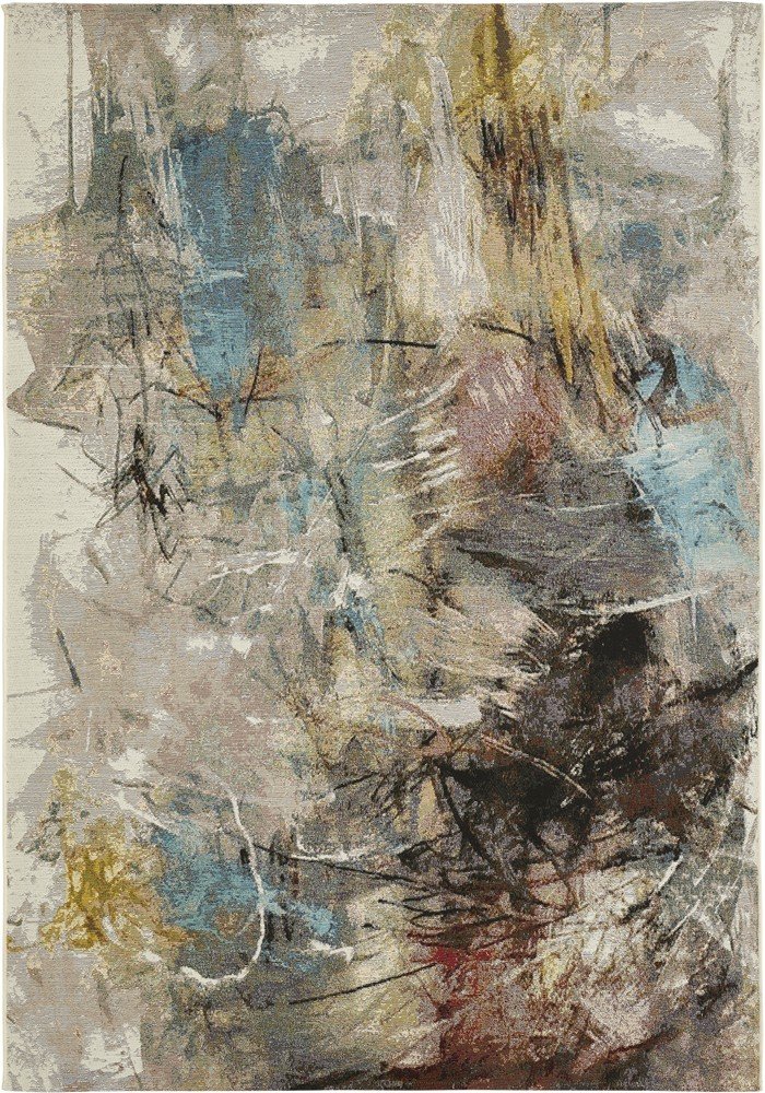 Kilimas ANDIAMO SANTANA, 120 x 180 cm, smėlio-antracito spl, 77 % polipropilenas, 23 % poliesteris, 705469