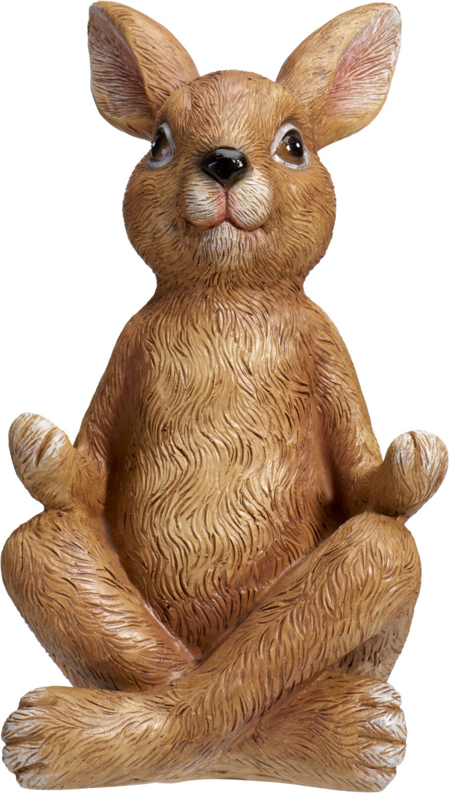 Velykinė dekoracija Triušis, užsiimantis joga, 20 cm