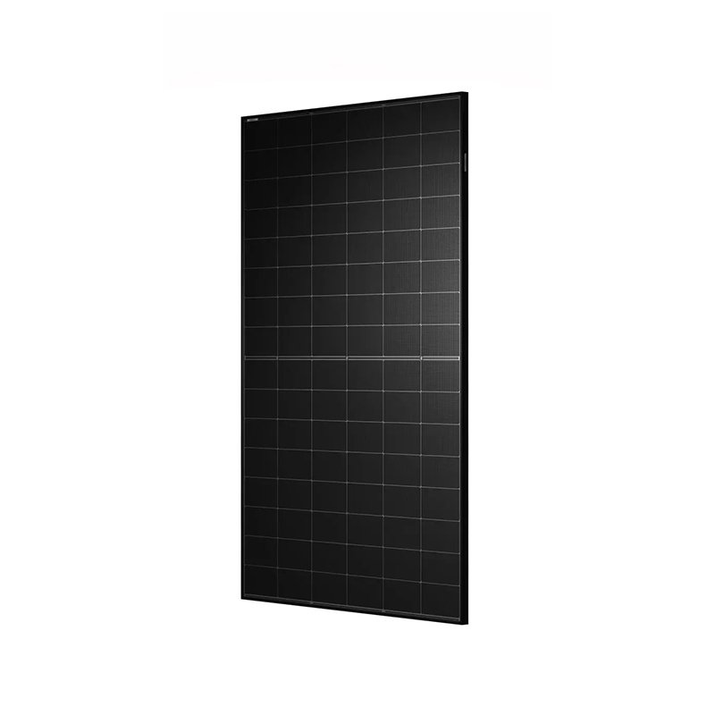 Fotovoltinis saulės modulis TW Solar TWMNH-48HC445, galia 445 W, Half-Cut, N type, visiškai juodas, bifacial, 30 mm, dvipusis, dvigubo stiklo, EVO2 jungtis