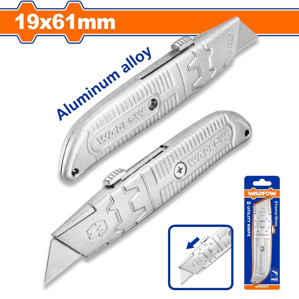 Peiliukas trapeciniais ašmenimis WADFOW, SK5 plieno ašmuo, 19x61 mm, 150 mm, WSK6661