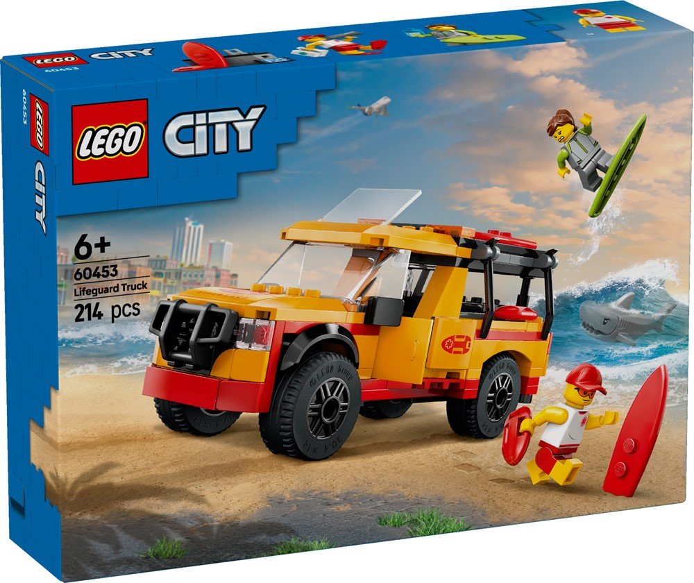 Konstruktorius LEGO City, paplūdimio gelbėtojų sunkvežimis