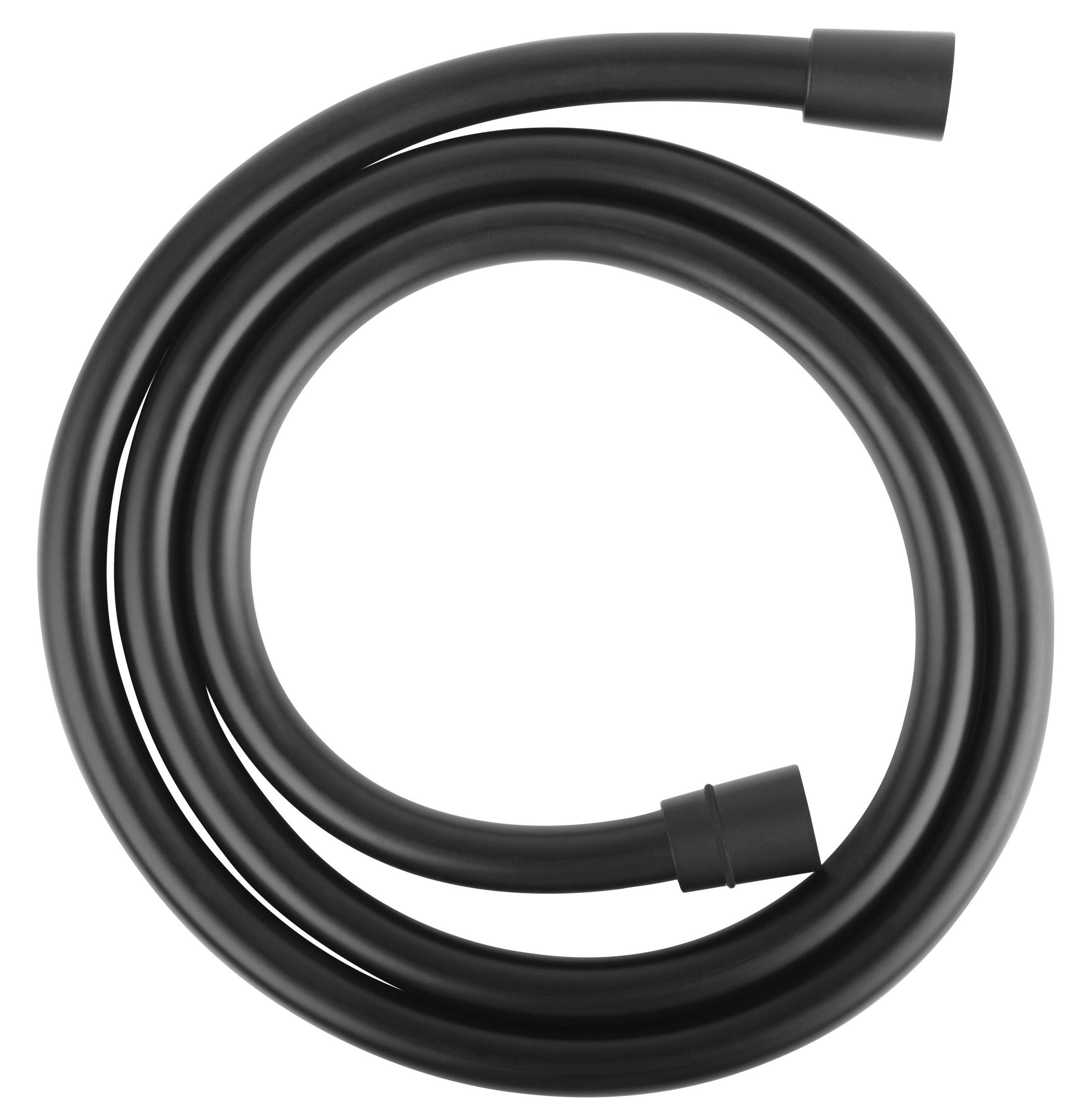 Dušo žarna FERRO W43, 150 cm, PVC plastikas, juodos spalvos