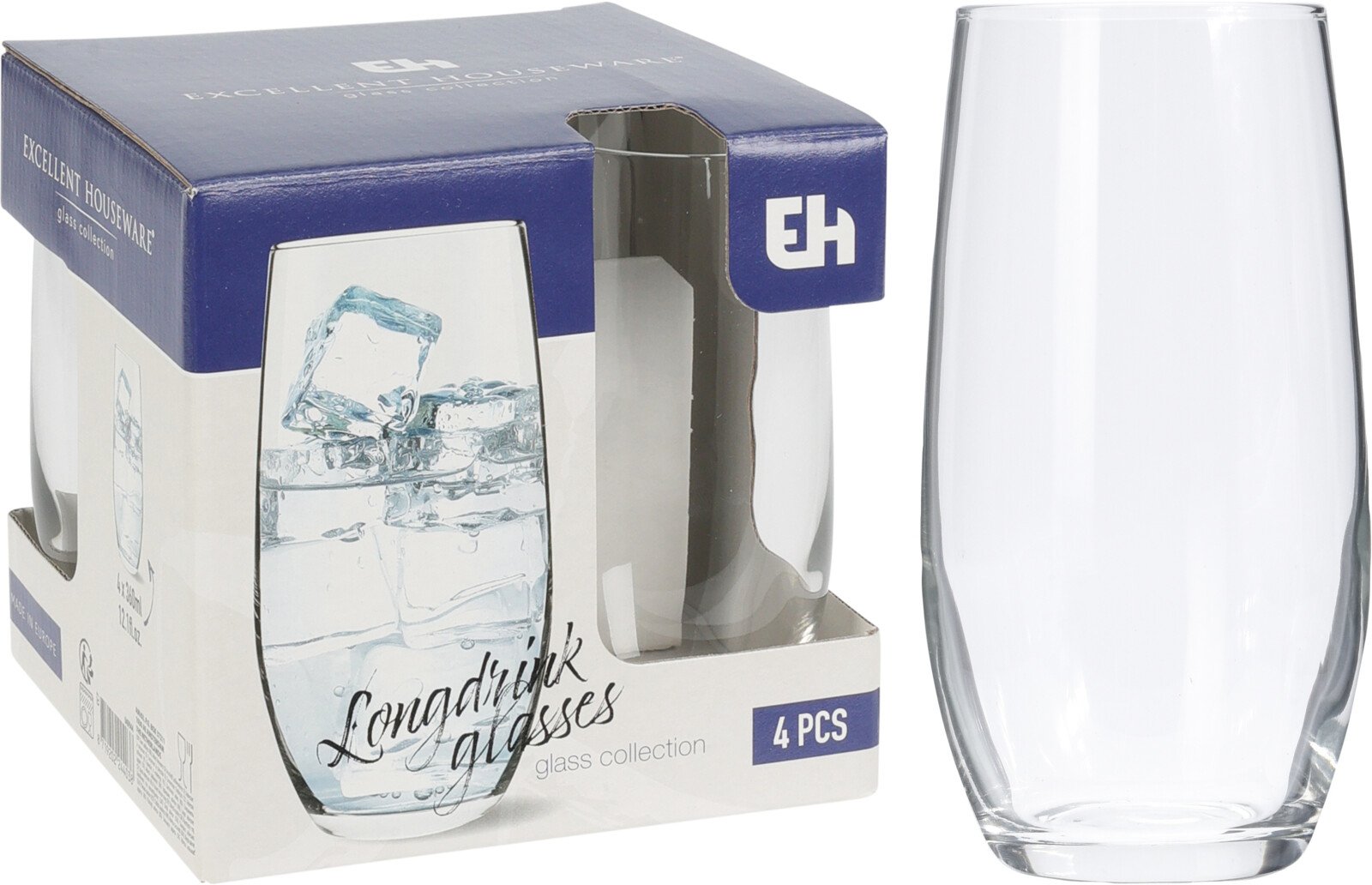 Stiklinių rinkinys, 360 ml, 4 vnt.