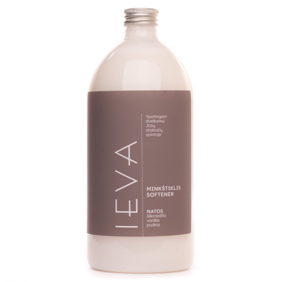 Skalbinių minkštiklis IEVA, šilkmedžio, vanilės, pudros natos, 1 l