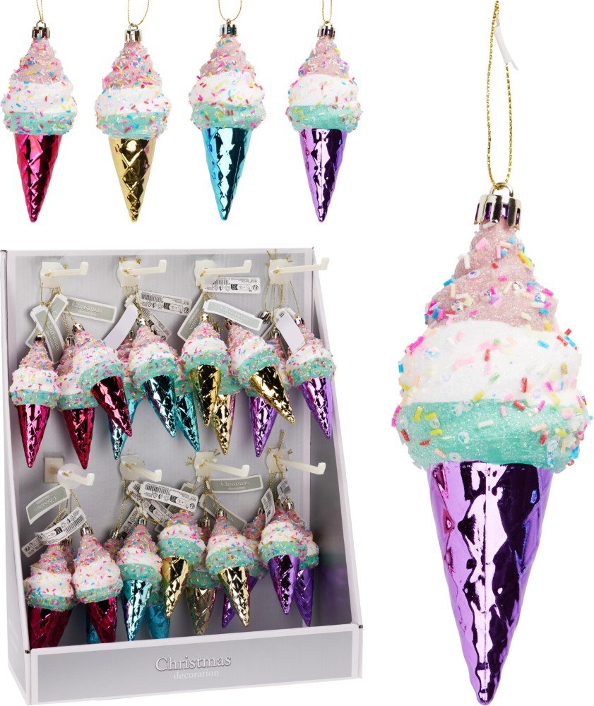 Eglutės žaisliukas Ledai, 4 skirtingos sp., 13 x 5 x 5 cm