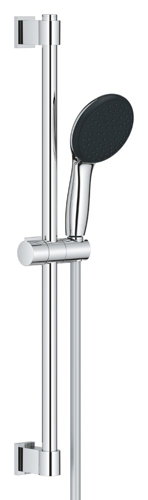 Dušo komplektas GROHE QuickFix Vitalio Start 110, rankinis dušelis, stovas ir žarna, klijuojamas arba prisukamas, chromo spalva, 27942001