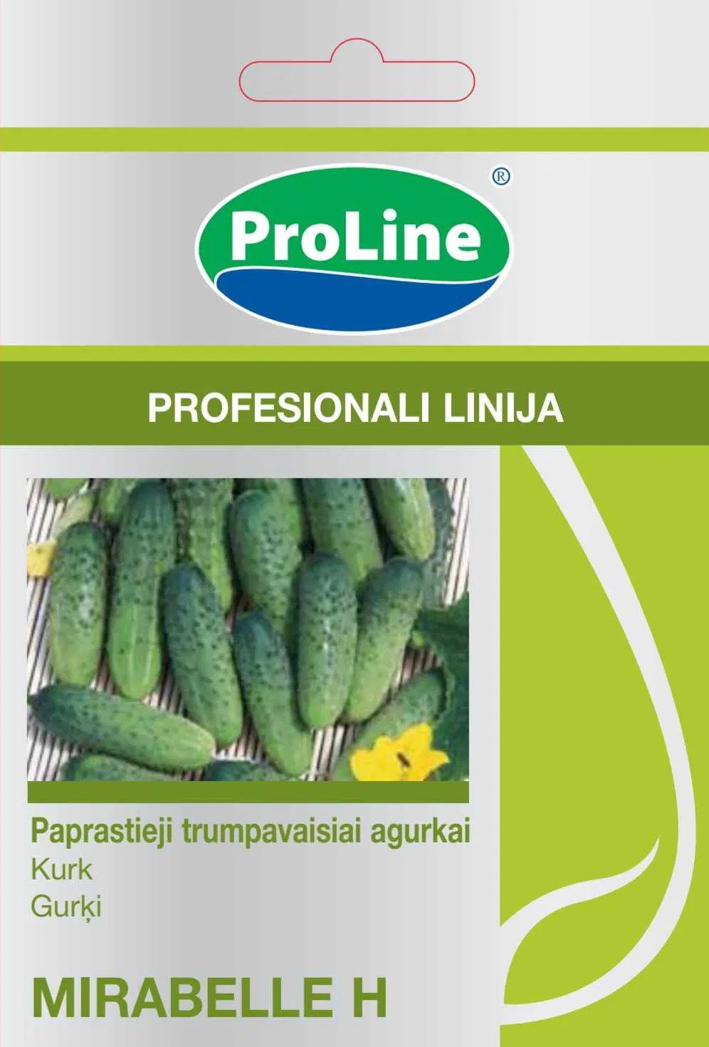 Daržovių sėklos, PROLINE agurkai Mirabelle H, 10 s., E