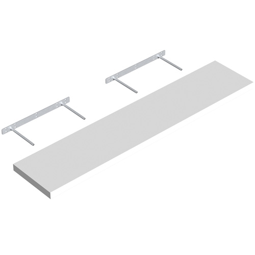 Lentyna VELANO, FS BI 118/24BI 1180x240 mm, baltos spalvos, DMX 65140