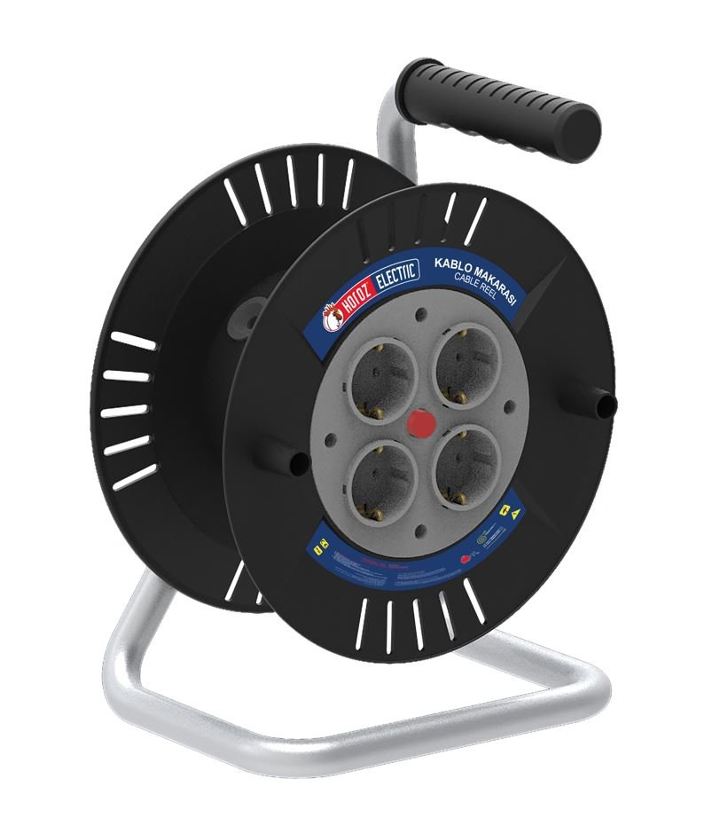 Ilgiklis ritė HOROZ, 4 lizd., 25m, su įž., 3x1.5