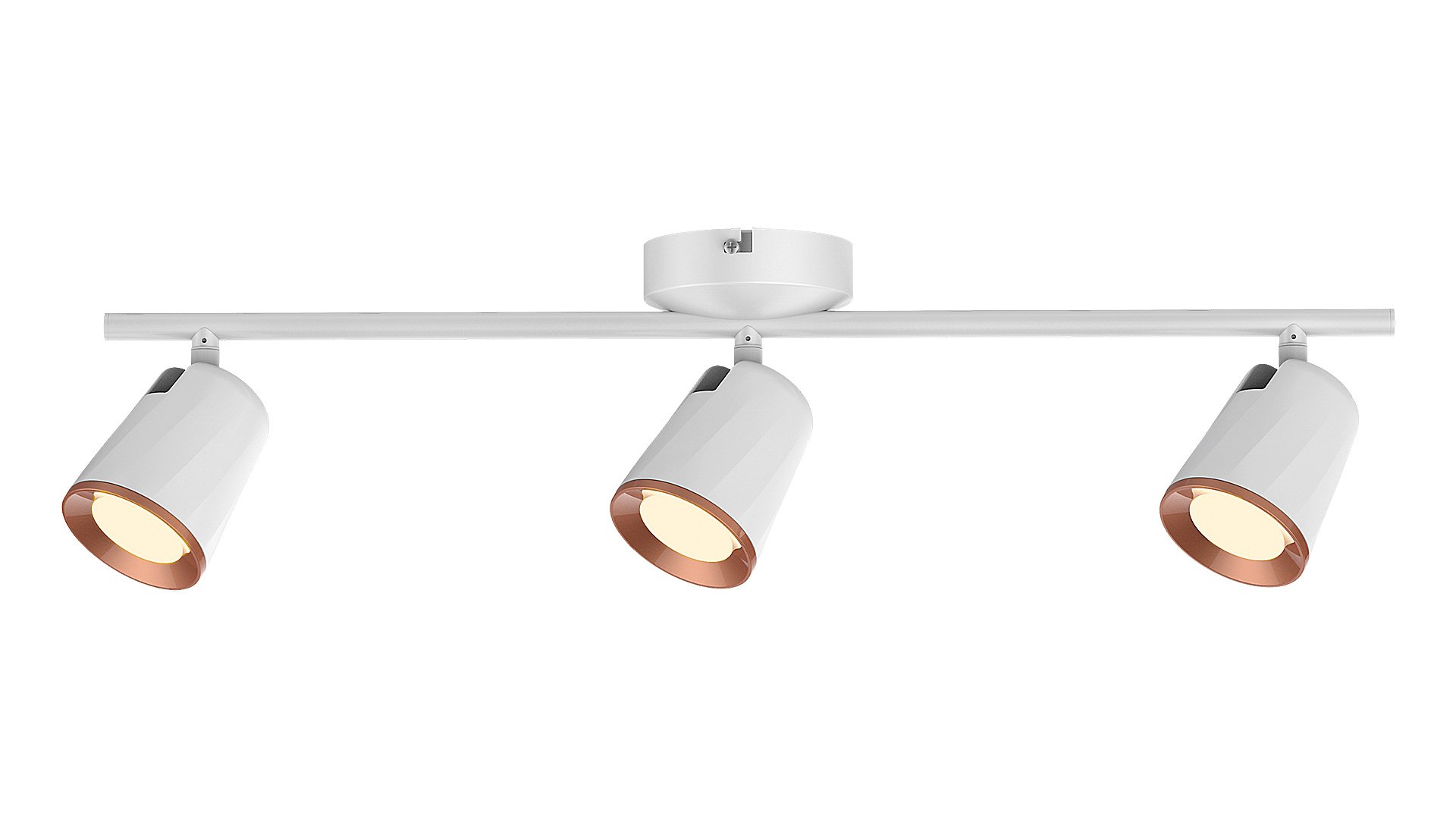 Kryptinis šviestuvas RABALUX Solange, LED, 3 x 6W, 230V, 3000K, 3 x 380 lm, IP20, metalinis, baltos sp., 605 x 110 x 100 mm, 5047