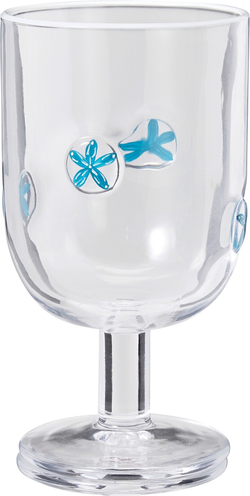 Vyno taurė, jūros žvaigždžių dizaino, 345 ml