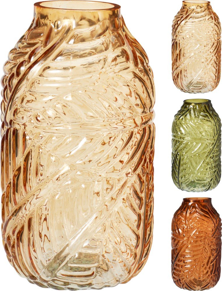 Vaza, 13 x 13 x 21,5 cm, 3 skirtingos sp.