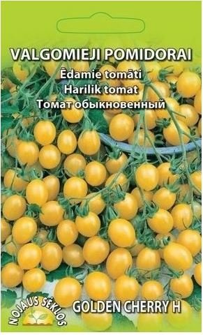 Sėklos daržovių, pomidorai Golden Cherry H, 85400, 5 g