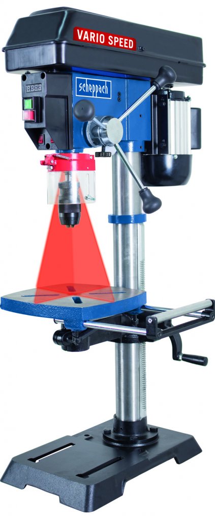 Elektrinės gręžimo staklės SCHEPPACH DP18VARIO