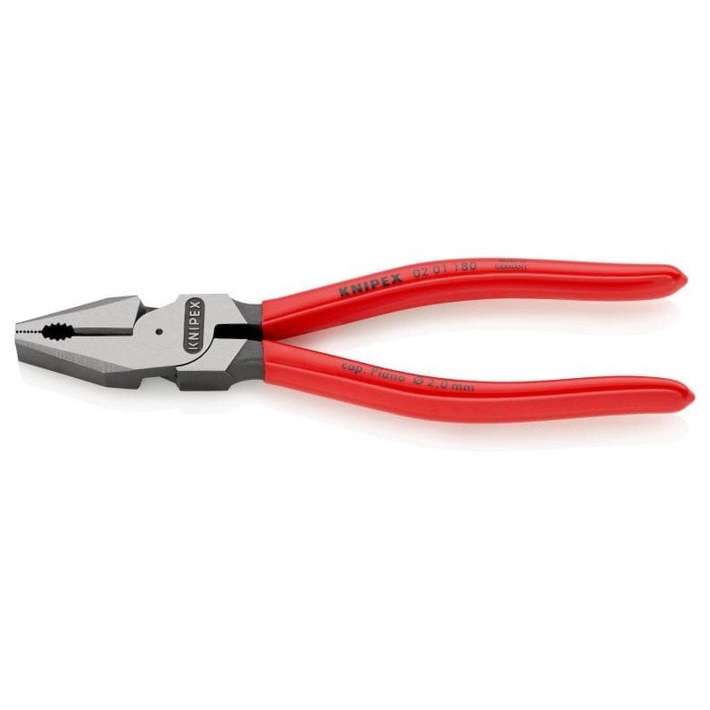 Kombinuotos didelės svertinės jėgos replės KNIPEX, 0201180
