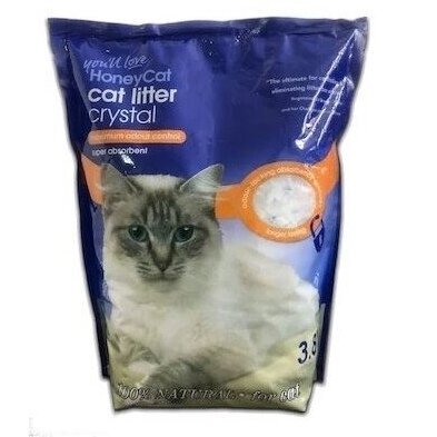 Kačių kraikas HONEYCAT, silikoninis, 3,8l