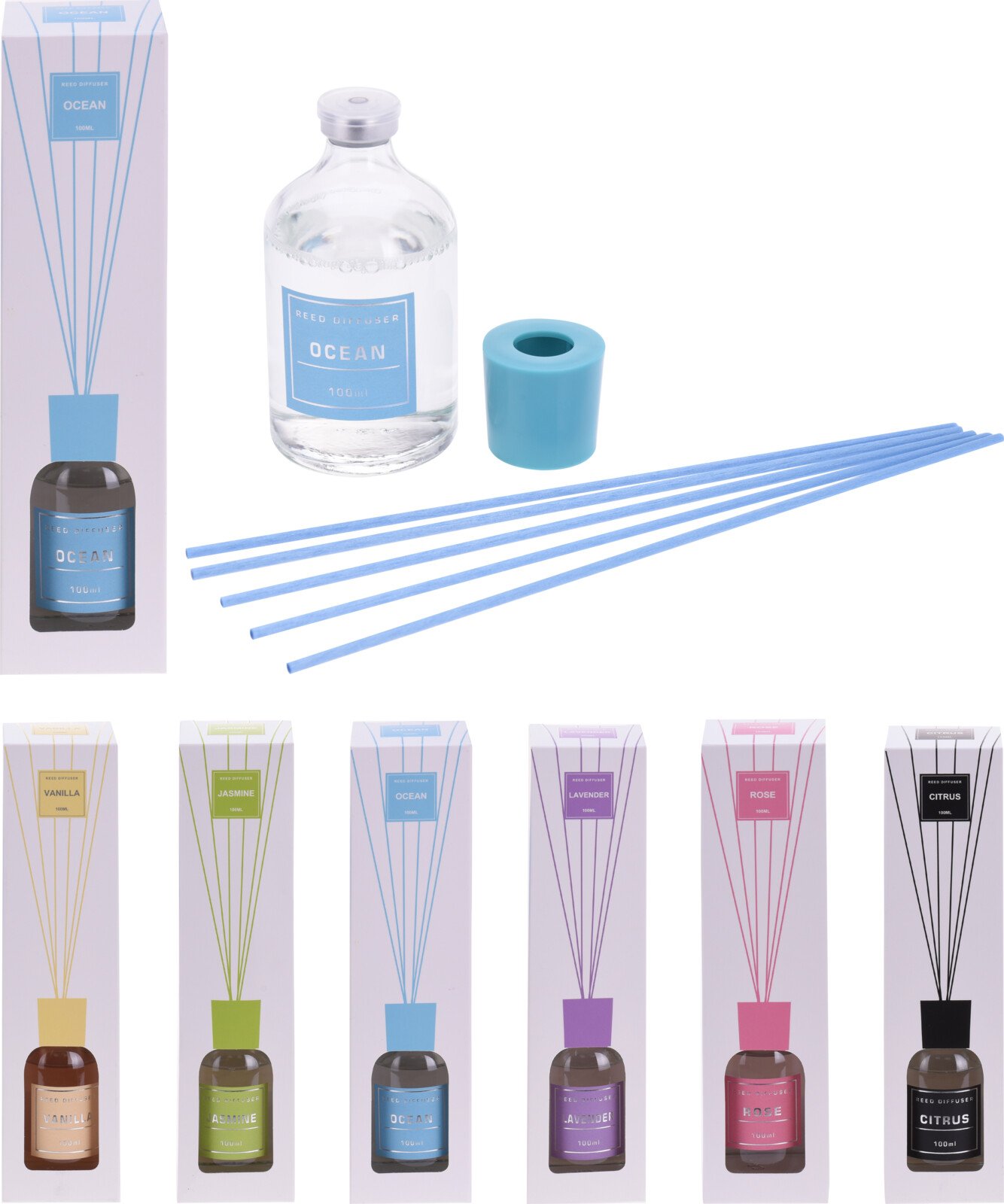 Namų kvapas, 100 ml, 6 skirtingi kvapai