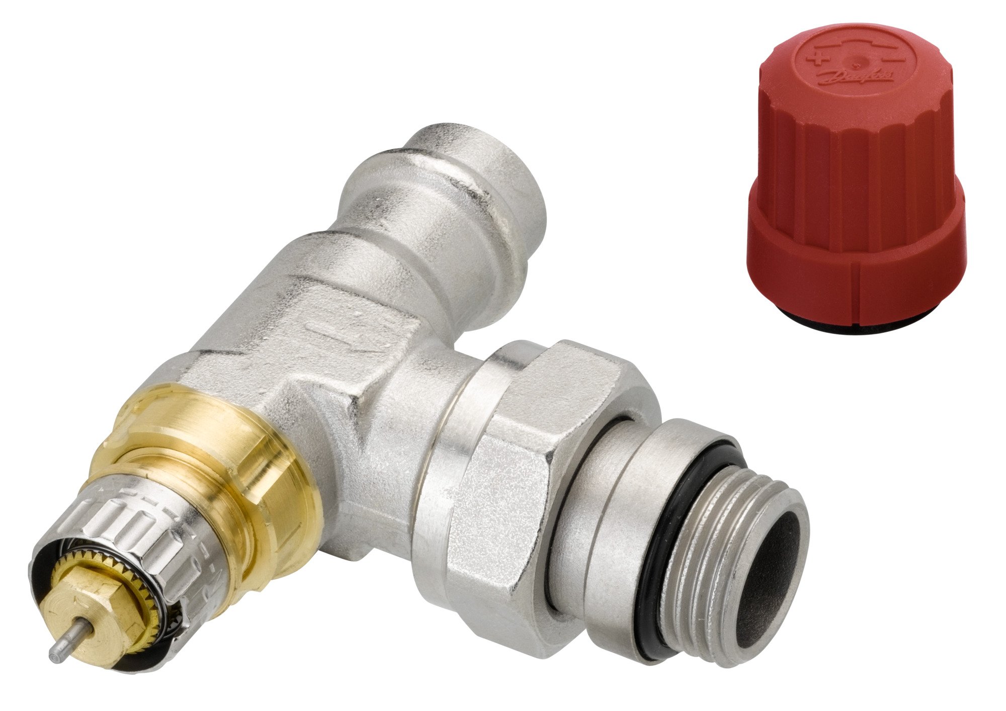 Termostatinis vožtuvas DANFOSS RA-N, DN15, presuojamas, kampinis, 013G3237