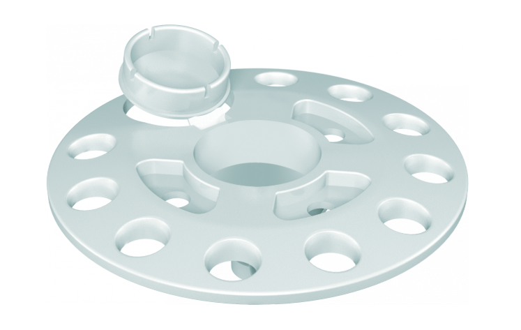 Plastikinės plokštelės KOELNER, 60 mm, termoizoliacijos tvirtinimui, 200 vnt.