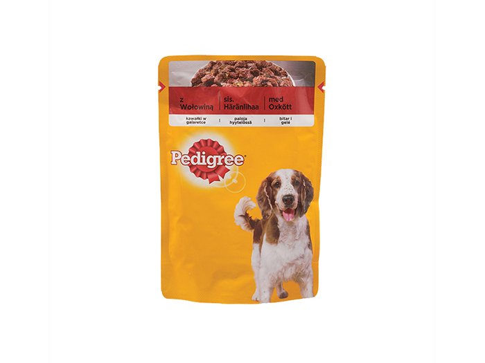 Ėdalas šunims PEDIGREE, su jautiena, 100 g