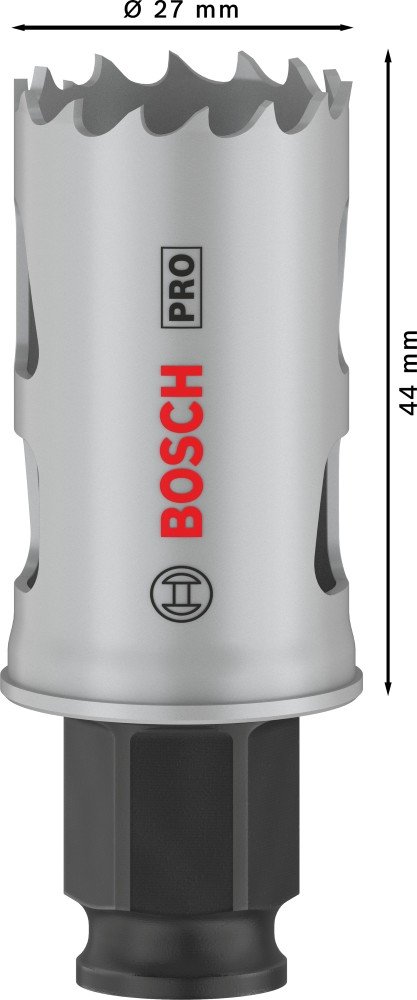 Grąžtas-karūna BOSCH Bi-metal Progressor, 27 mm