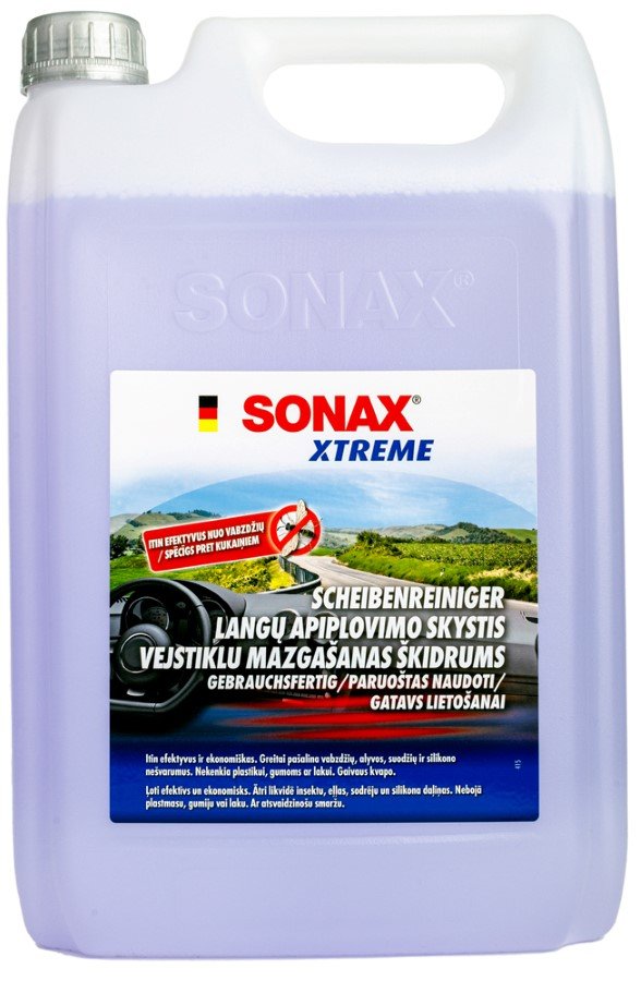 Automobilio stiklų ploviklis SONAX Xtreme, 4L, vasarinis