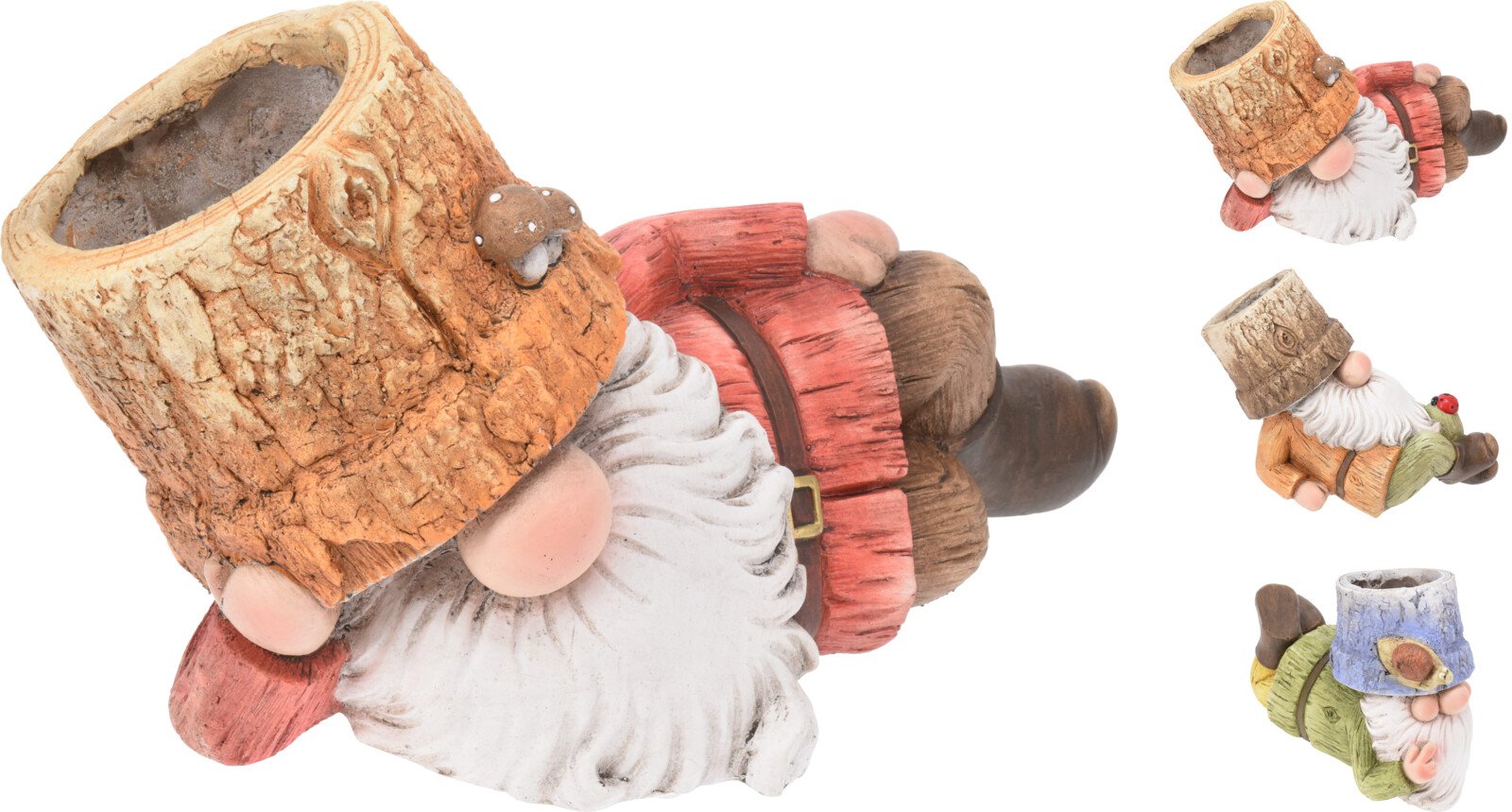 Keraminis lauko vazonas GULINTIS NYKŠTUKAS, 3 skirtingi dizainai, 40,5 x 20,5 x 27 cm