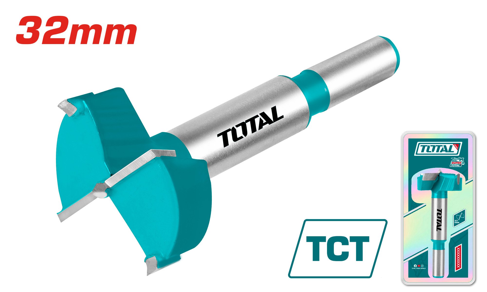 Medžio freza TOTAL, 32 mm, TAC180321