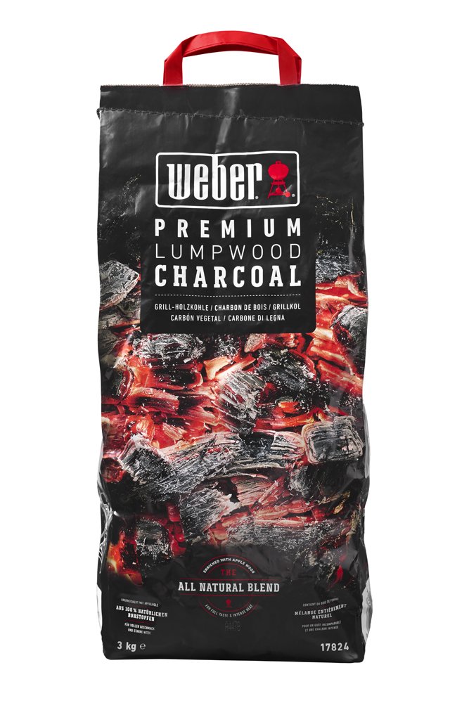 Medžio anglis WEBER, kietmedžio, 3kg